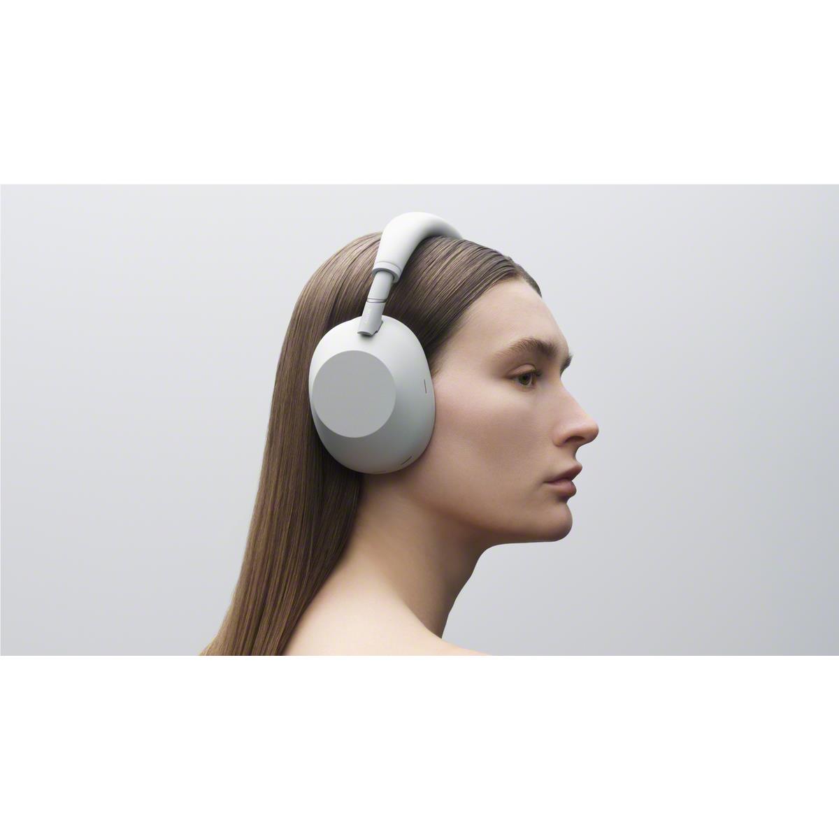 Sony WH-1000XM6 Premium Noise Cancelling Wireless Over-Ear Headphones (Platinum Silver)