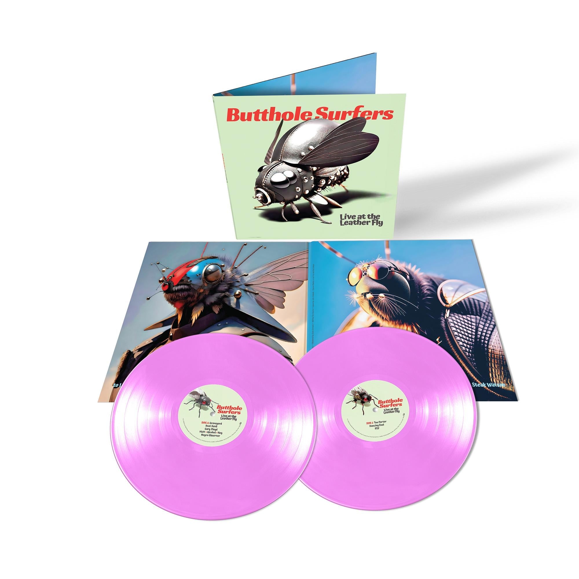 Live At The Leather Fly (Opaque Pink Vinyl) - By:Butthole Surfers