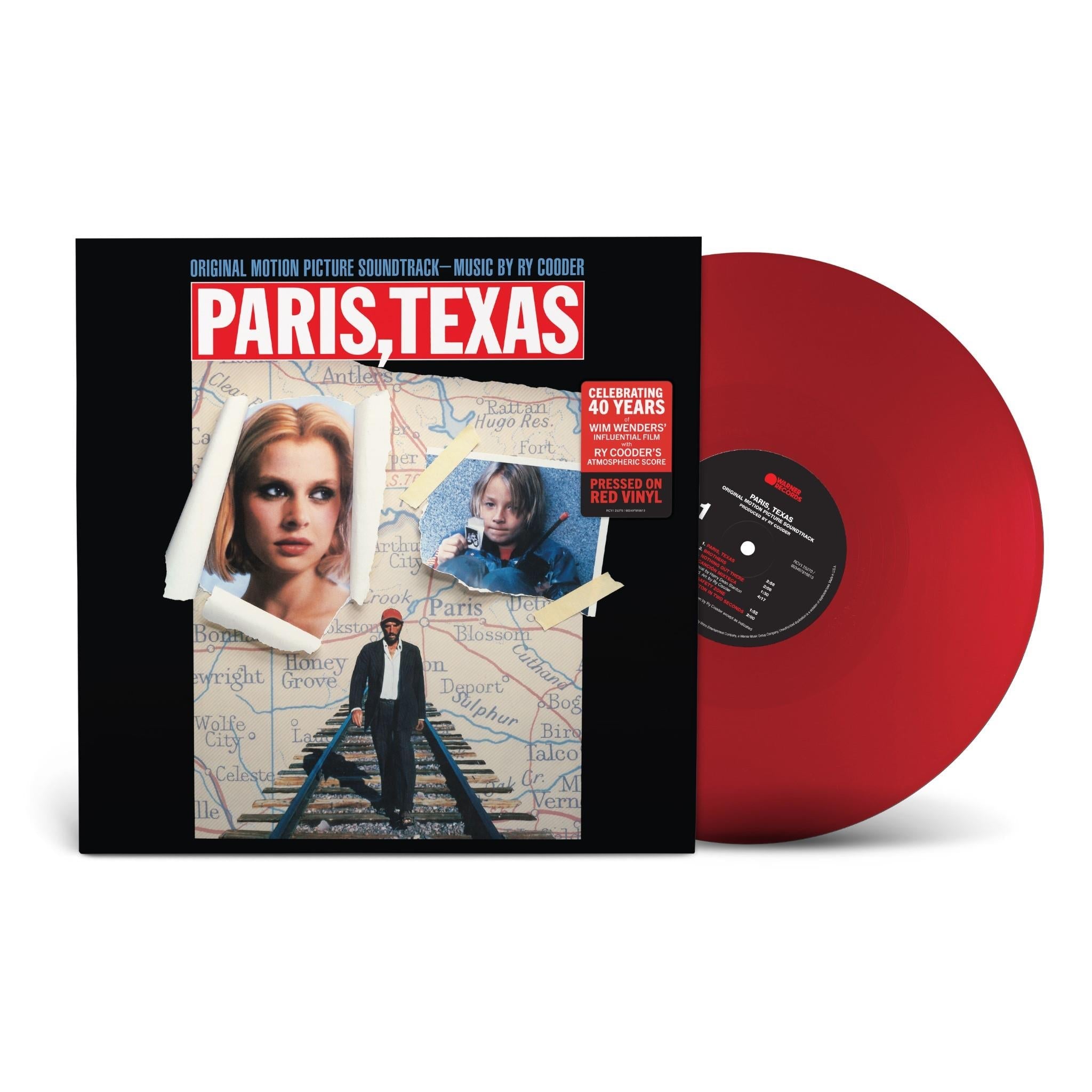Paris, Texas (Soundtrack) (Red Vinyl) - By: Ry Cooder