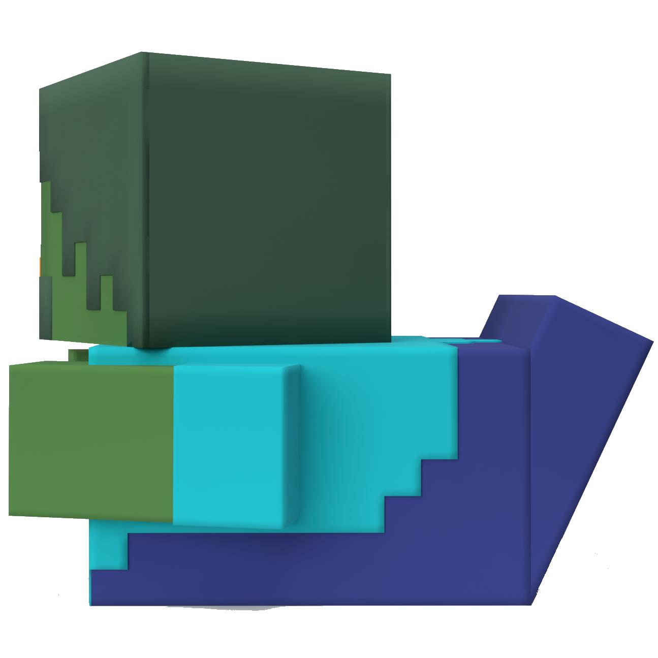 Tubbz Cosplaying Duck Collectible (Minecraft - Zombie)