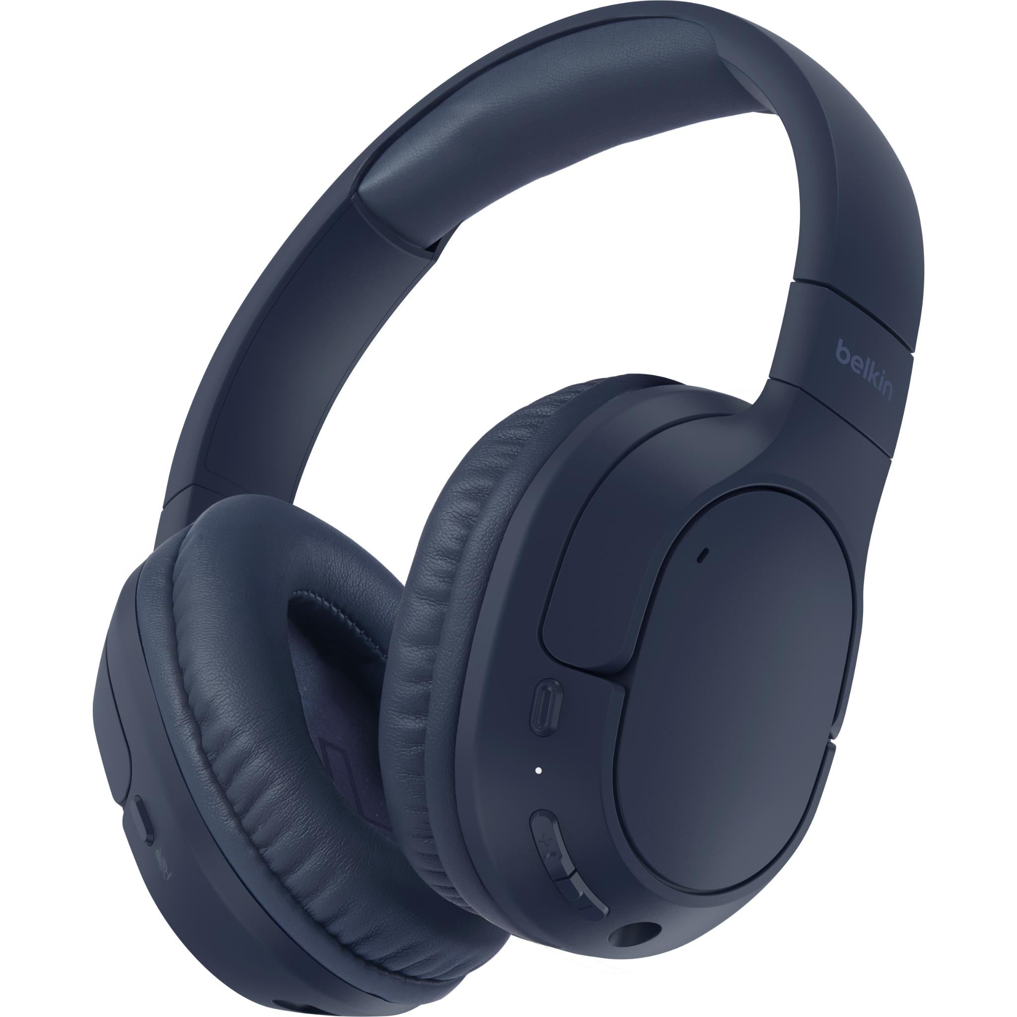Belkin SoundForm Surround Wireless Over-Ear Headphones (Blue)