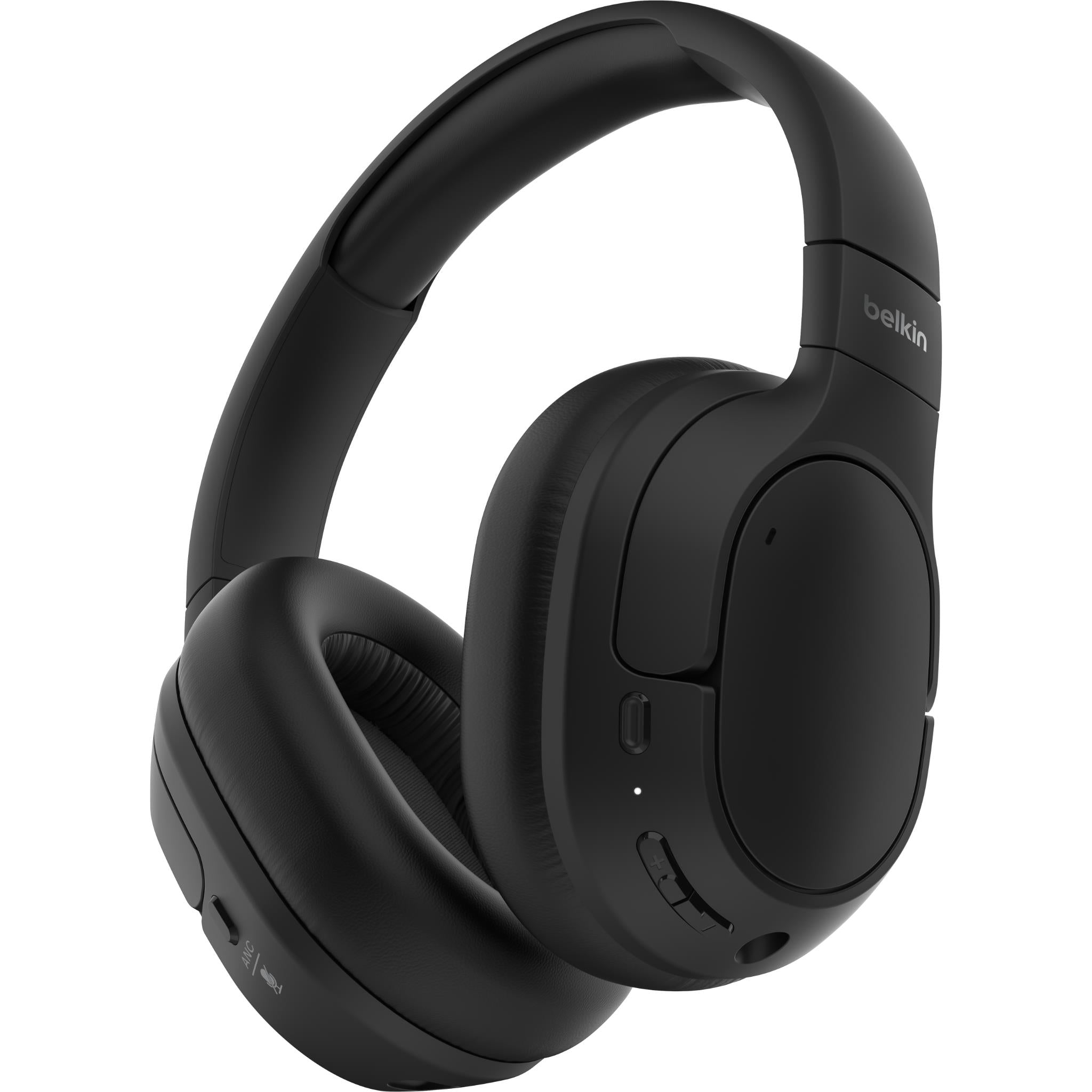 Belkin SoundForm Isolate Noise Cancelling Over-Ear Headphones (Black)