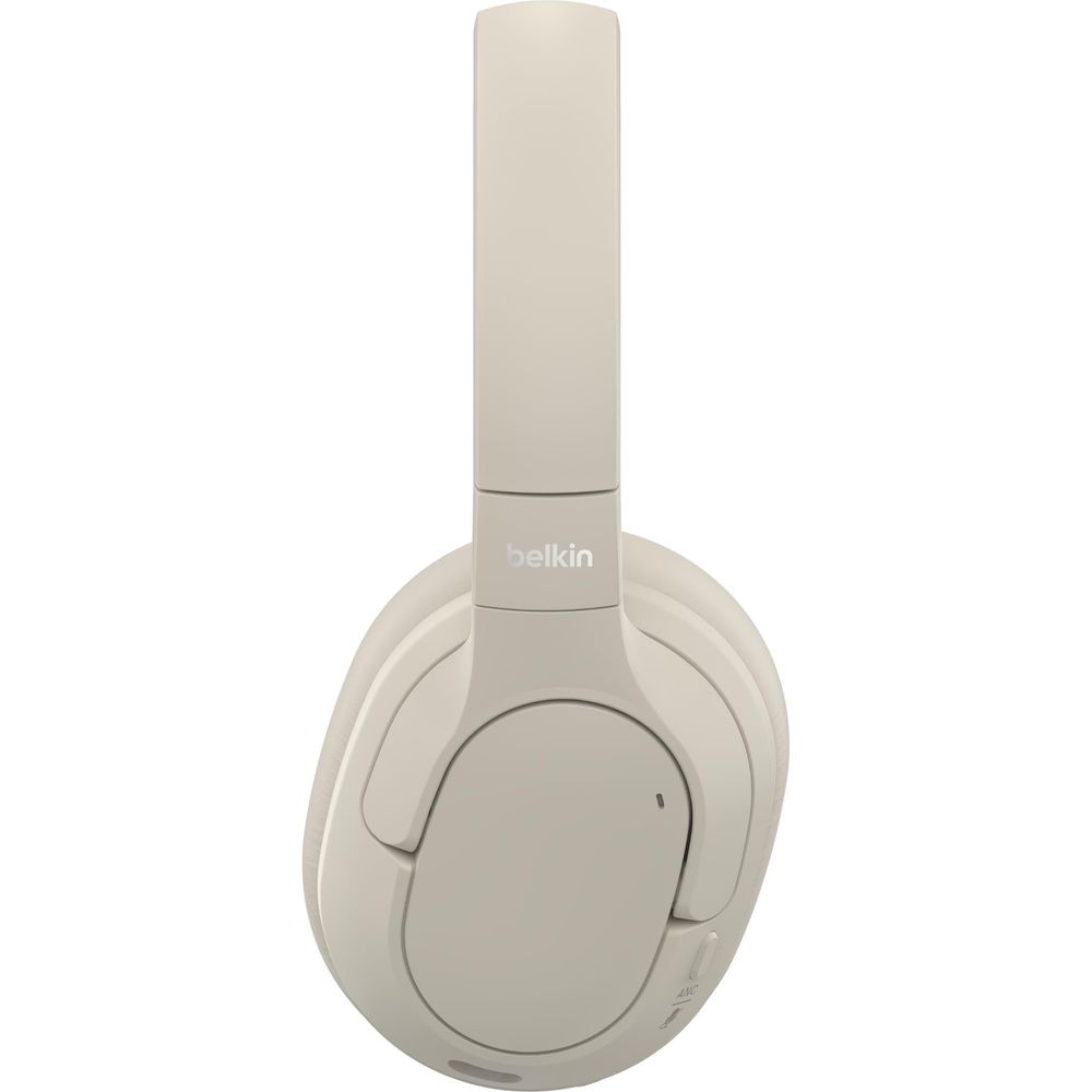 Belkin SoundForm Isolate NC Wireless Over-Ear Headphones (Sand)