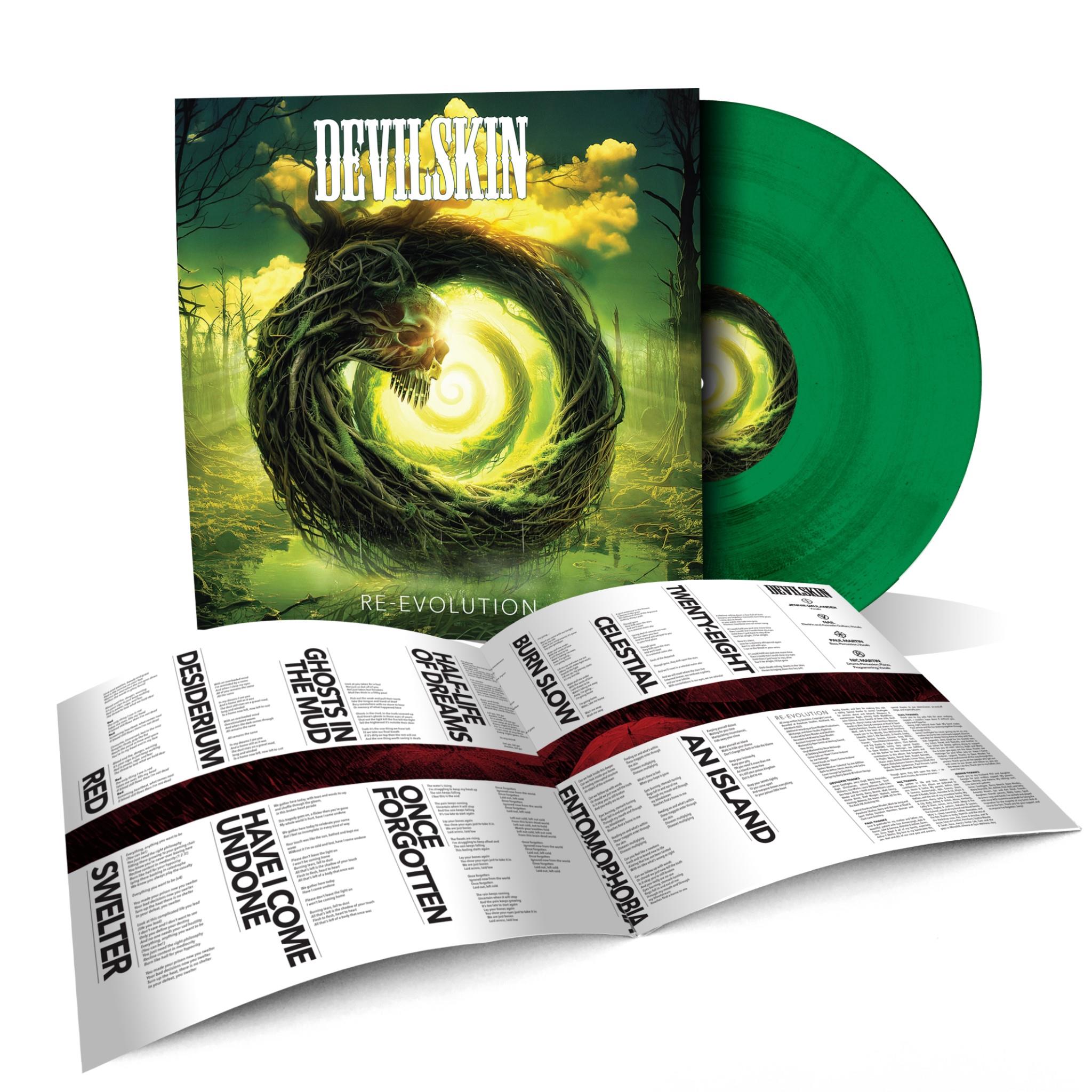 Re-Evolution (Translucent Coke Green Vinyl) - By: Devilskin