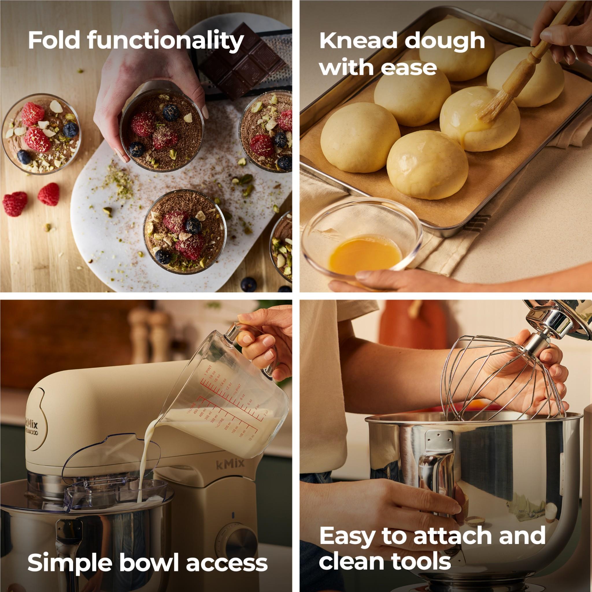 Kenwood KMX751 kMix Stand Mixer (Sleek Cream)