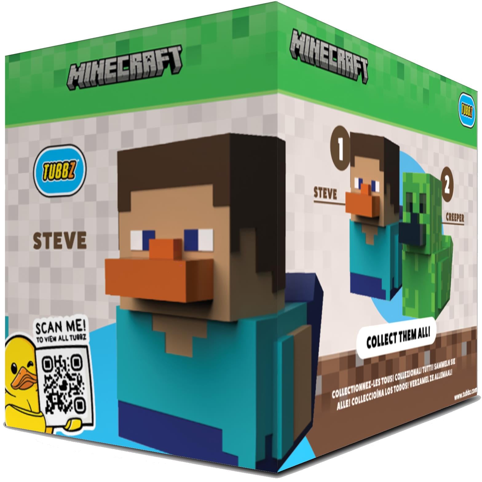 Tubbz Cosplaying Duck Collectible (Minecraft - Steve)