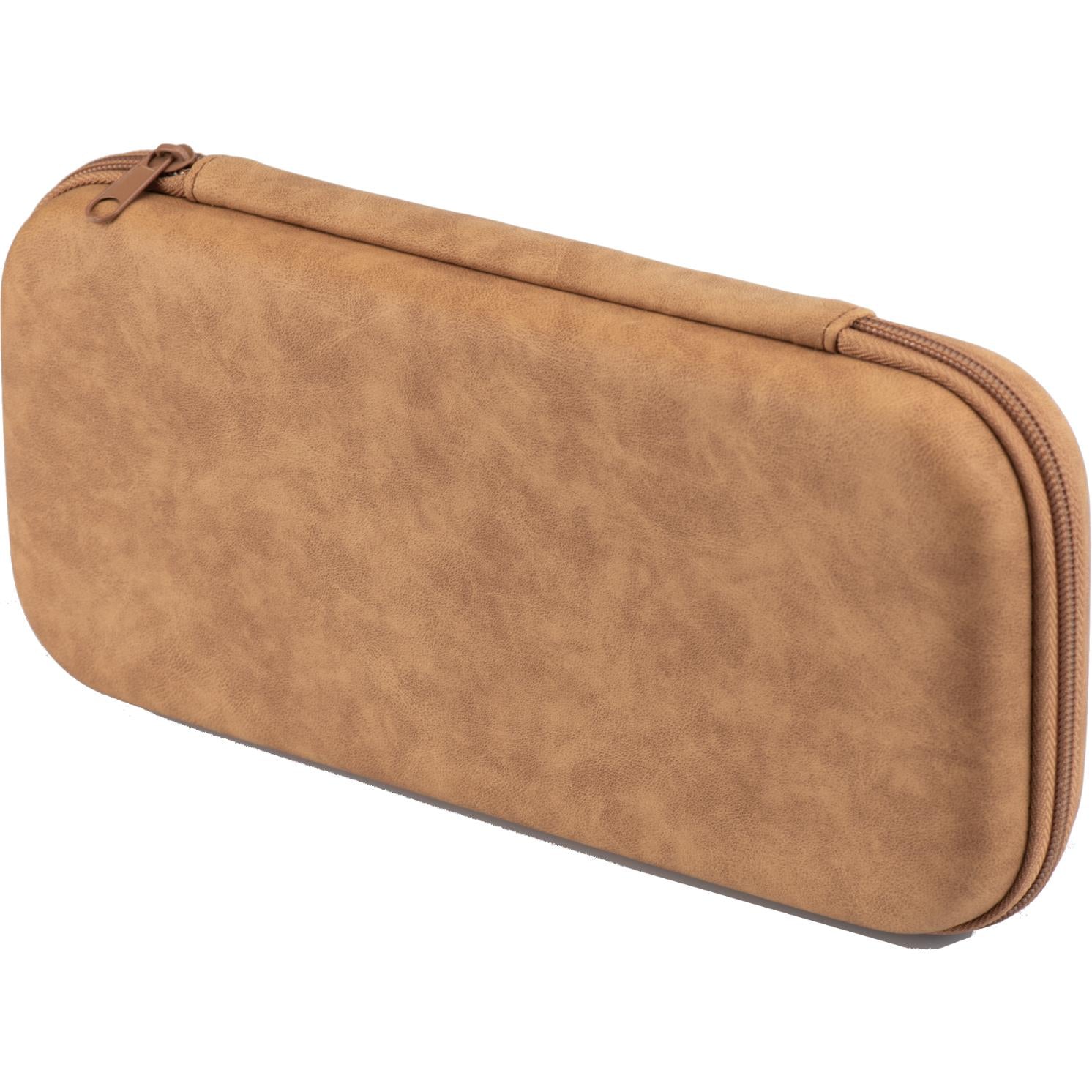 3rd Earth PVC Brown Leather Protection Case for Nintendo Switch 2