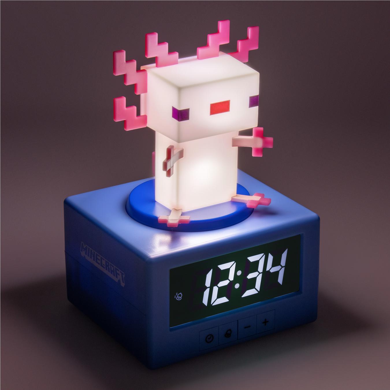 Paladone Icon Alarm Clock (Minecraft Axolot)