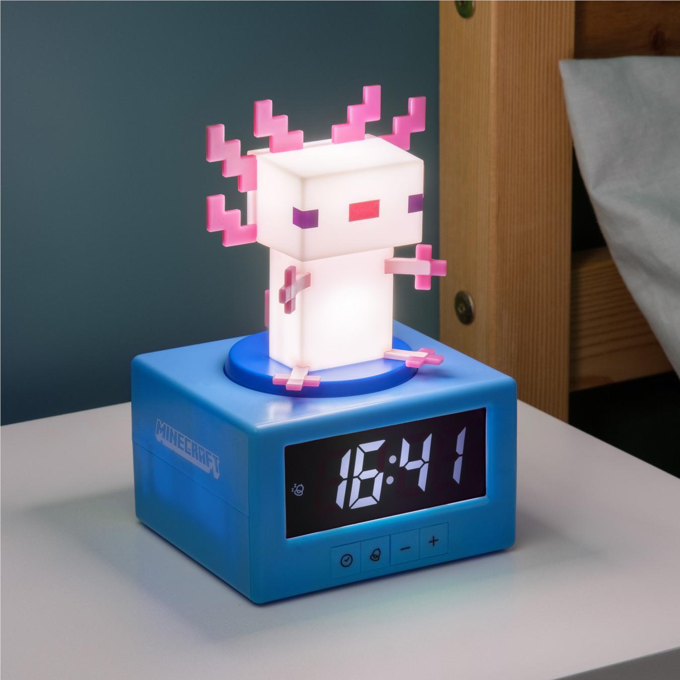 Paladone Icon Alarm Clock (Minecraft Axolot)