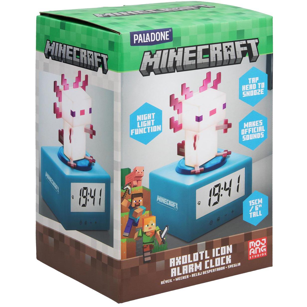Paladone Icon Alarm Clock (Minecraft Axolot)