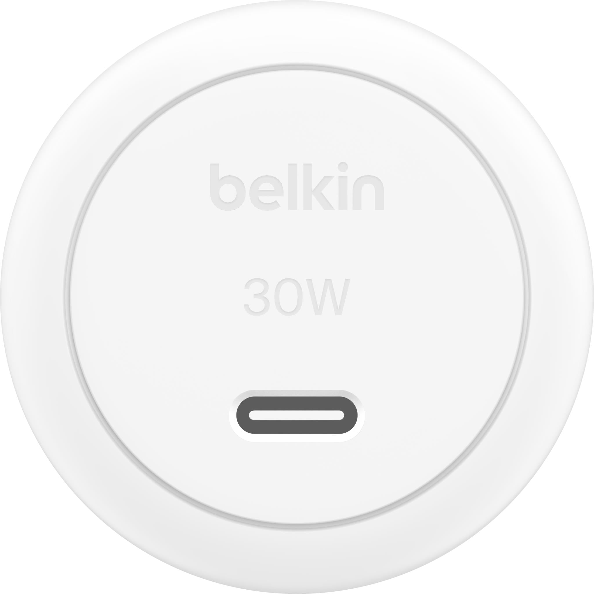 Belkin BoostCharge Compact USB-C Wall Charger 30W with USB-C to Lightning Cable