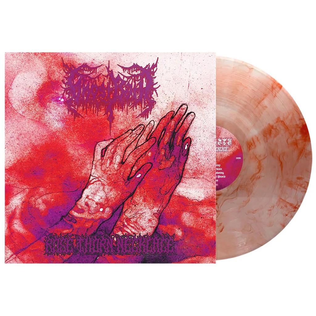 Rose Thorn Necklace (Red Swirl Coloured Vinyl) - By: Ghost Bath