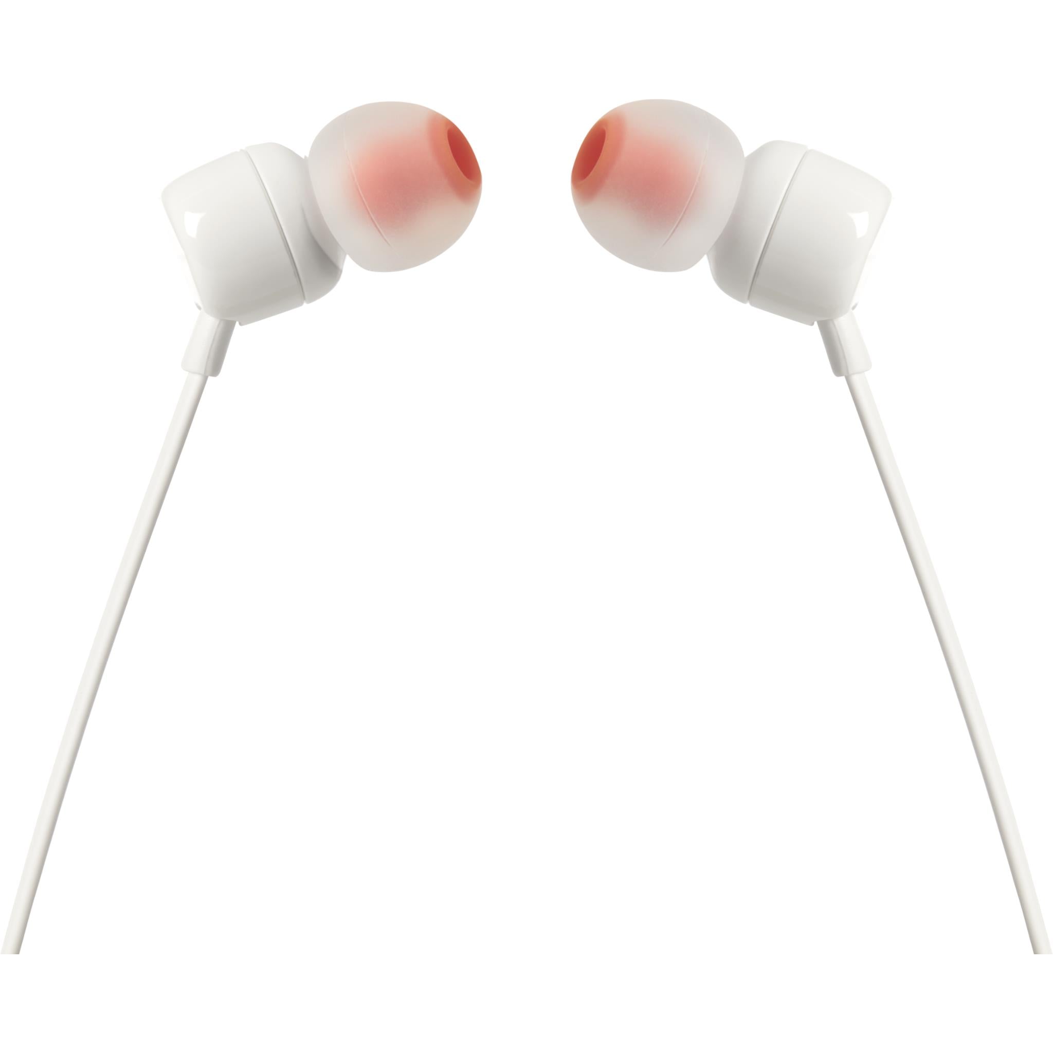 JBL Tune110 In-ear Headphones (White)