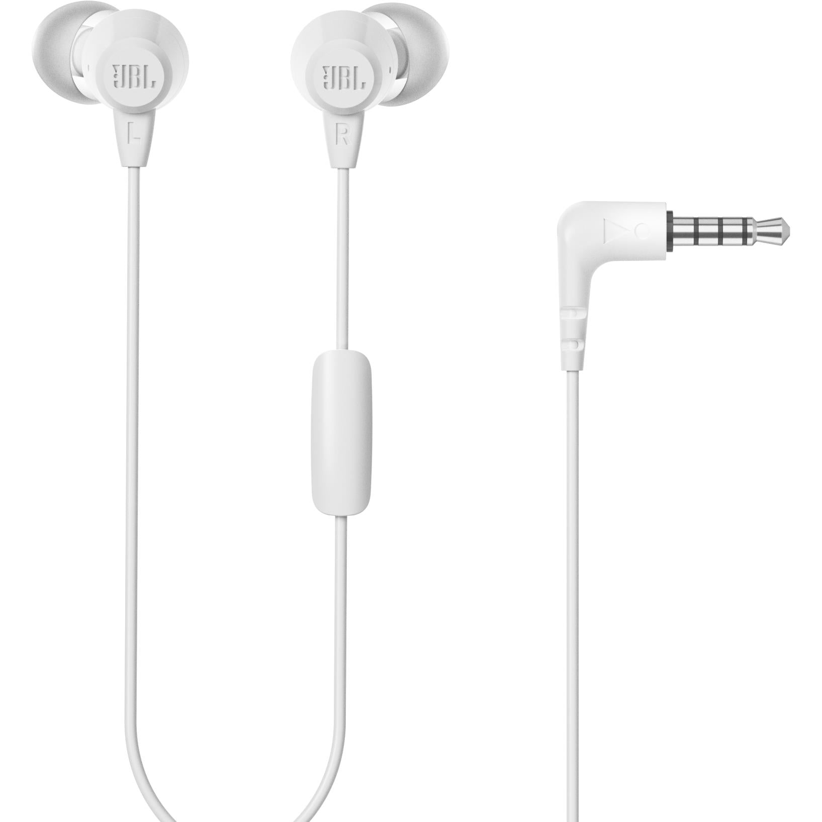 JBL C50HI In-ear Headphones (White)