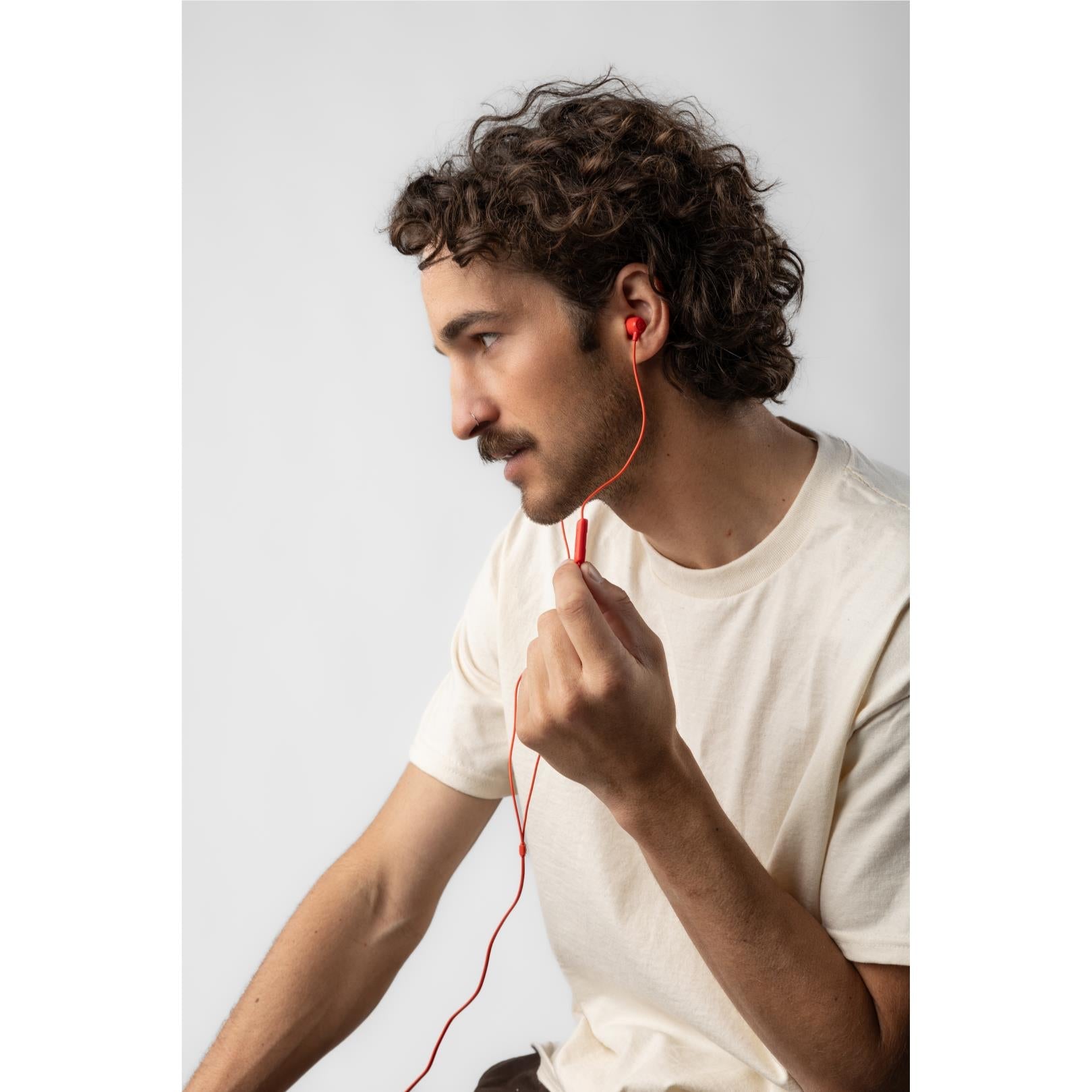 Skullcandy Jib USB-C Wired In-ear Headphones (Red)