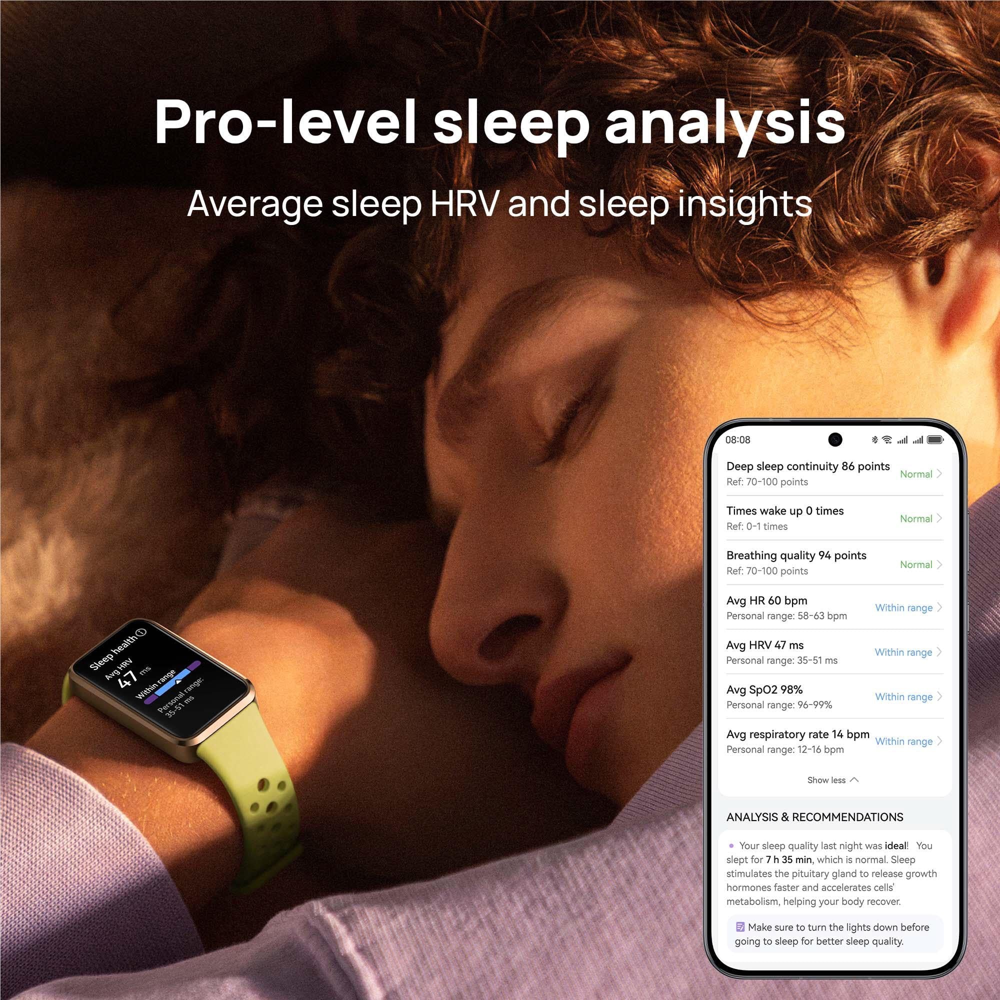 Huawei Band 10 Fitness Tracker Watch (Purple)