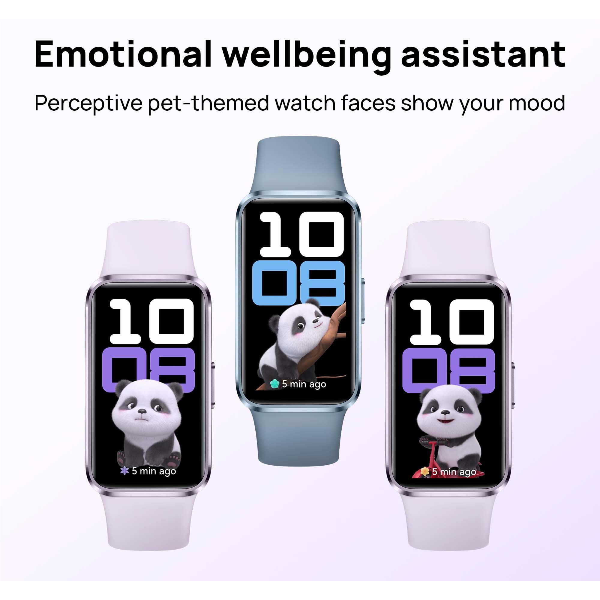 Huawei Band 10 Fitness Tracker Watch (Black - Silicon Bezel)