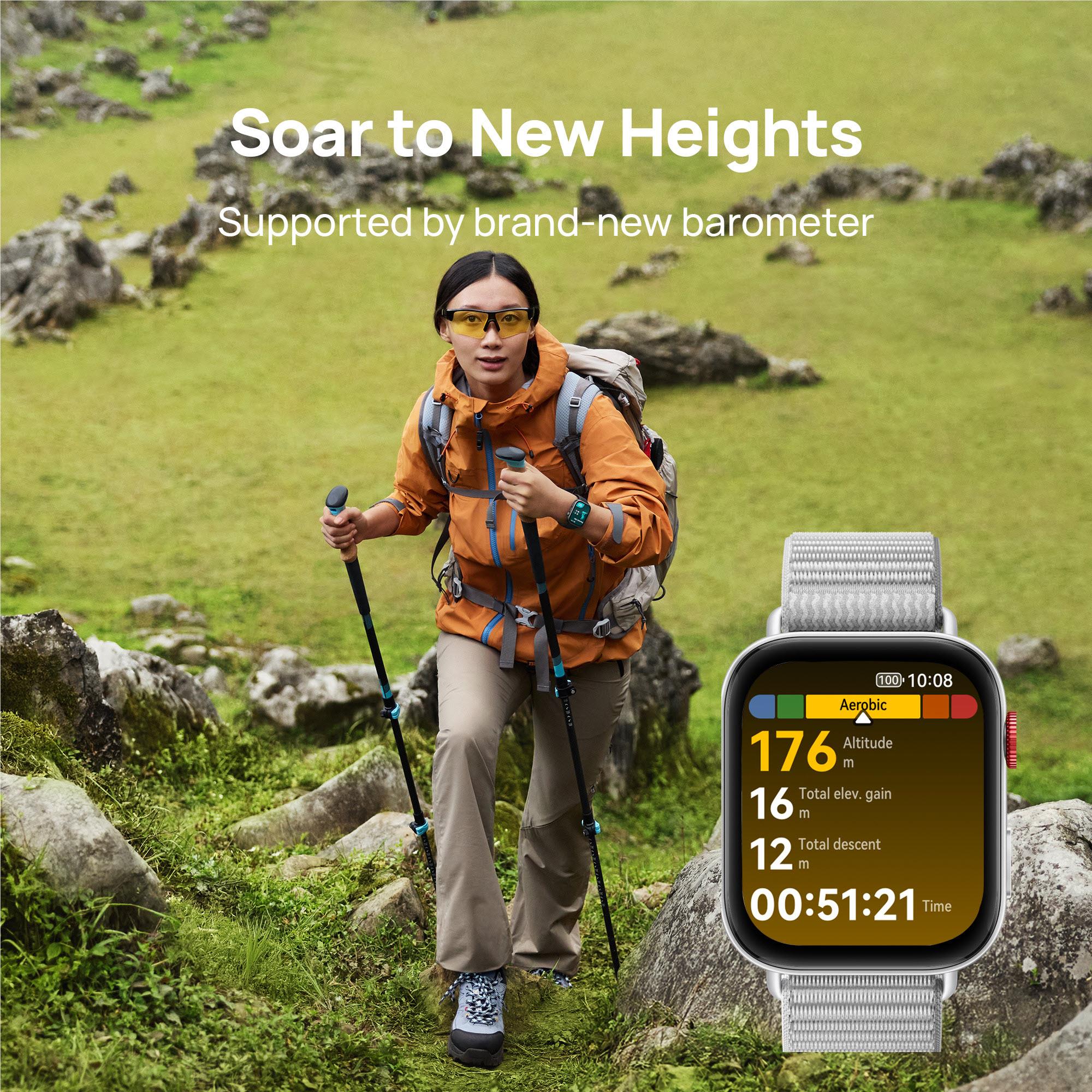 Huawei Watch Fit 4 Smartwatch (Silver/Purple)