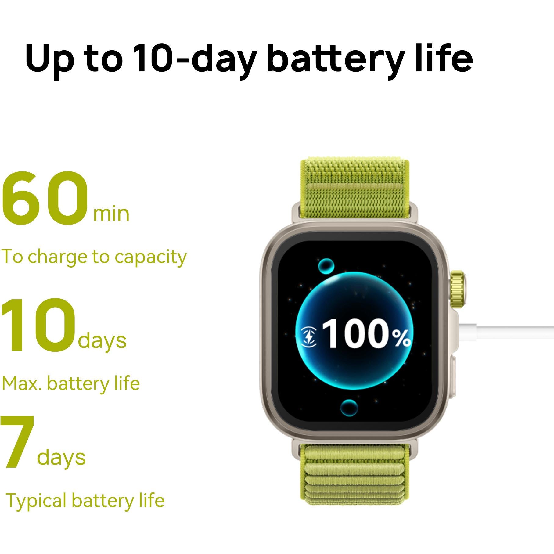 Huawei Fit 4 Pro Matt Black Aluminium Case Watch (Black Fluoroelastomer Sport Strap)