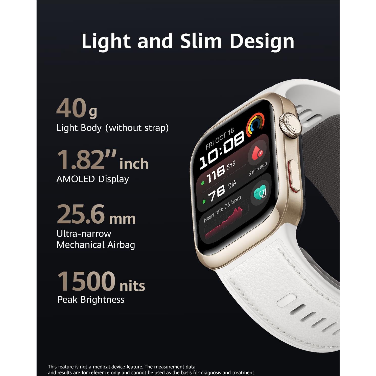 Huawei Watch D2 Smartwatch (Gold)