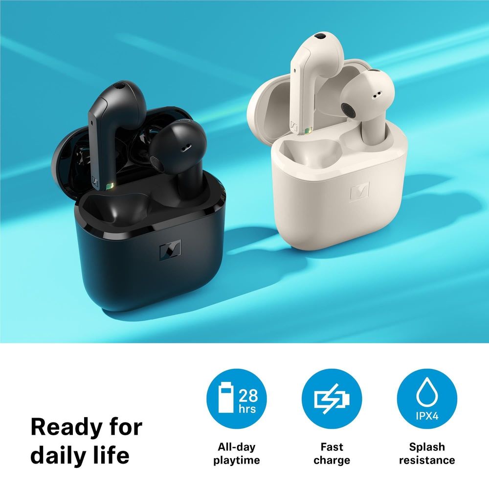Sennheiser Accentum Open True Wireless In-Ear Headphones (Black)