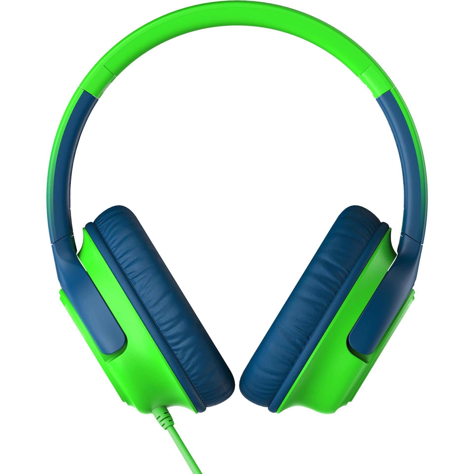 Moki Mixi Wired Kids Over-Ear Headphones (Green/Blue)