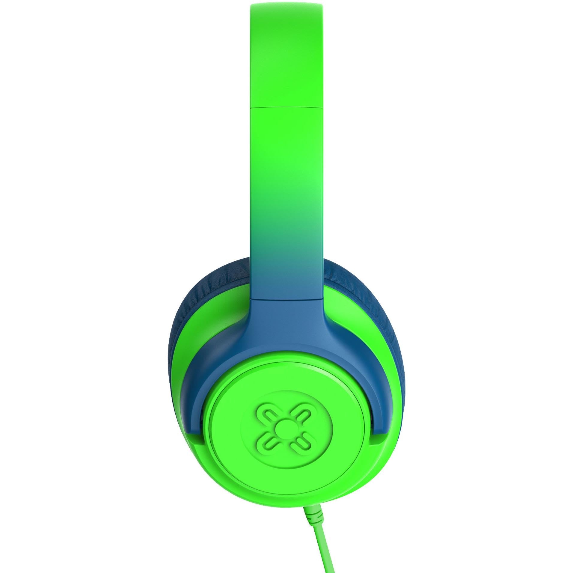 Moki Mixi Wired Kids Over-Ear Headphones (Green/Blue)