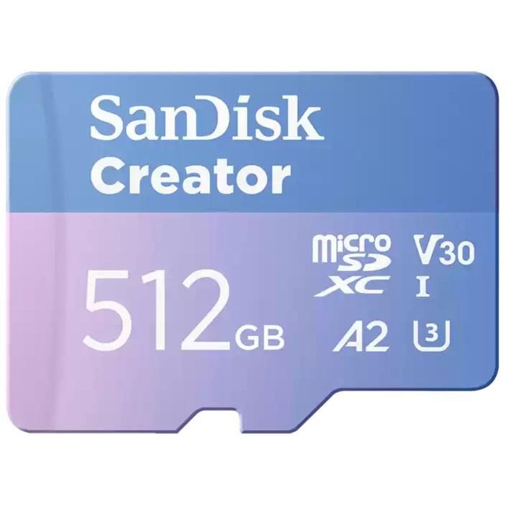 SanDisk Creator Micro SDXC UHS-I Card (512GB)