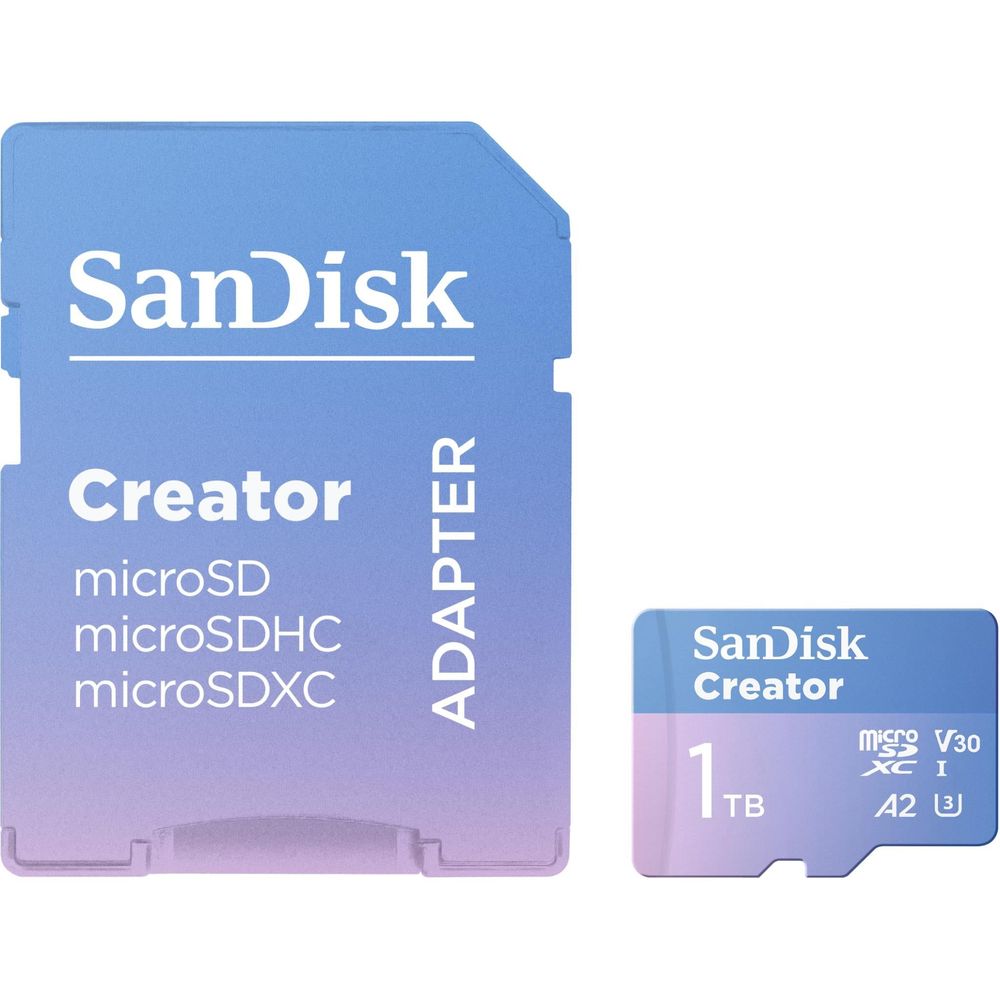SanDisk Creator Micro SDXC UHS-I Card (1TB)