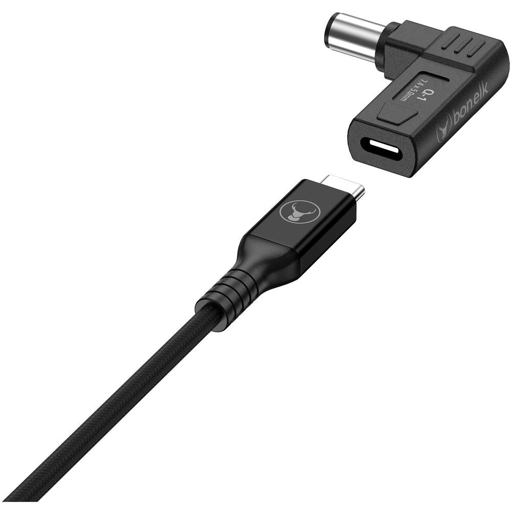 Bonelk Long-Life 100W GaN Multi-Device Laptop Charger (Black)