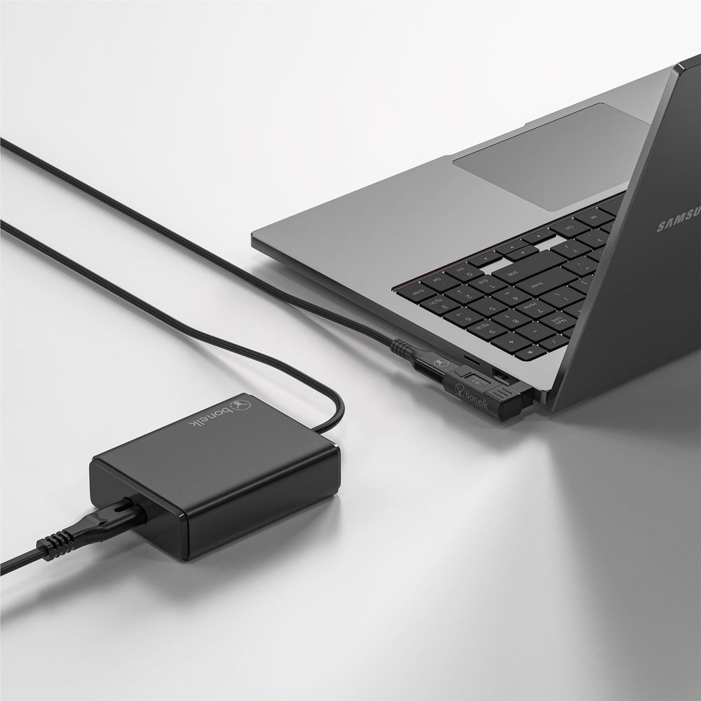 Bonelk Long-Life 100W GaN Multi-Device Laptop Charger (Black)
