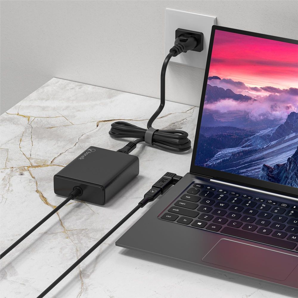Bonelk Long-Life 100W GaN Multi-Device Laptop Charger (Black)