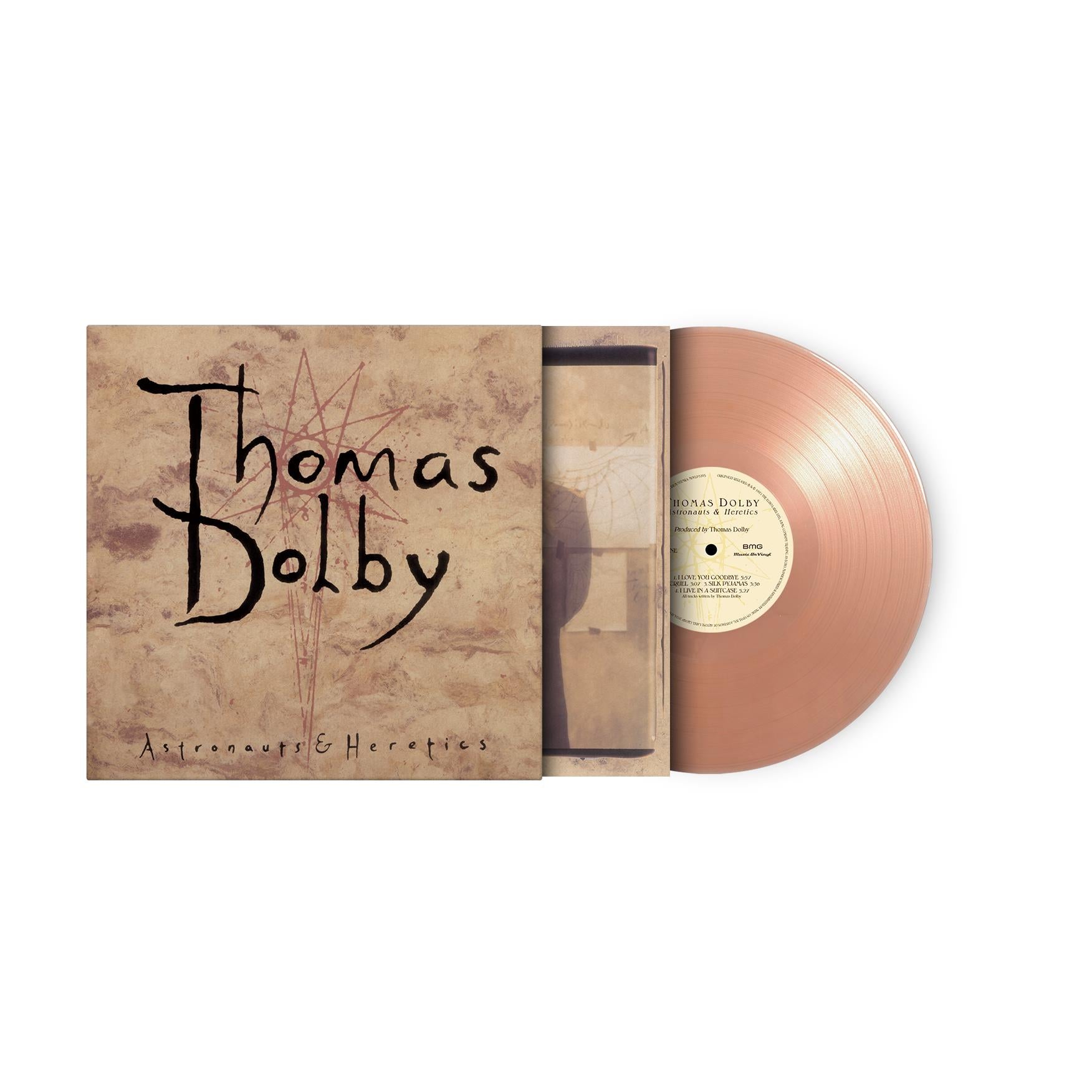 Astronauts & Heretics (Pink & Clear Marble Coloured Vinyl) - By: Thomas Dolby