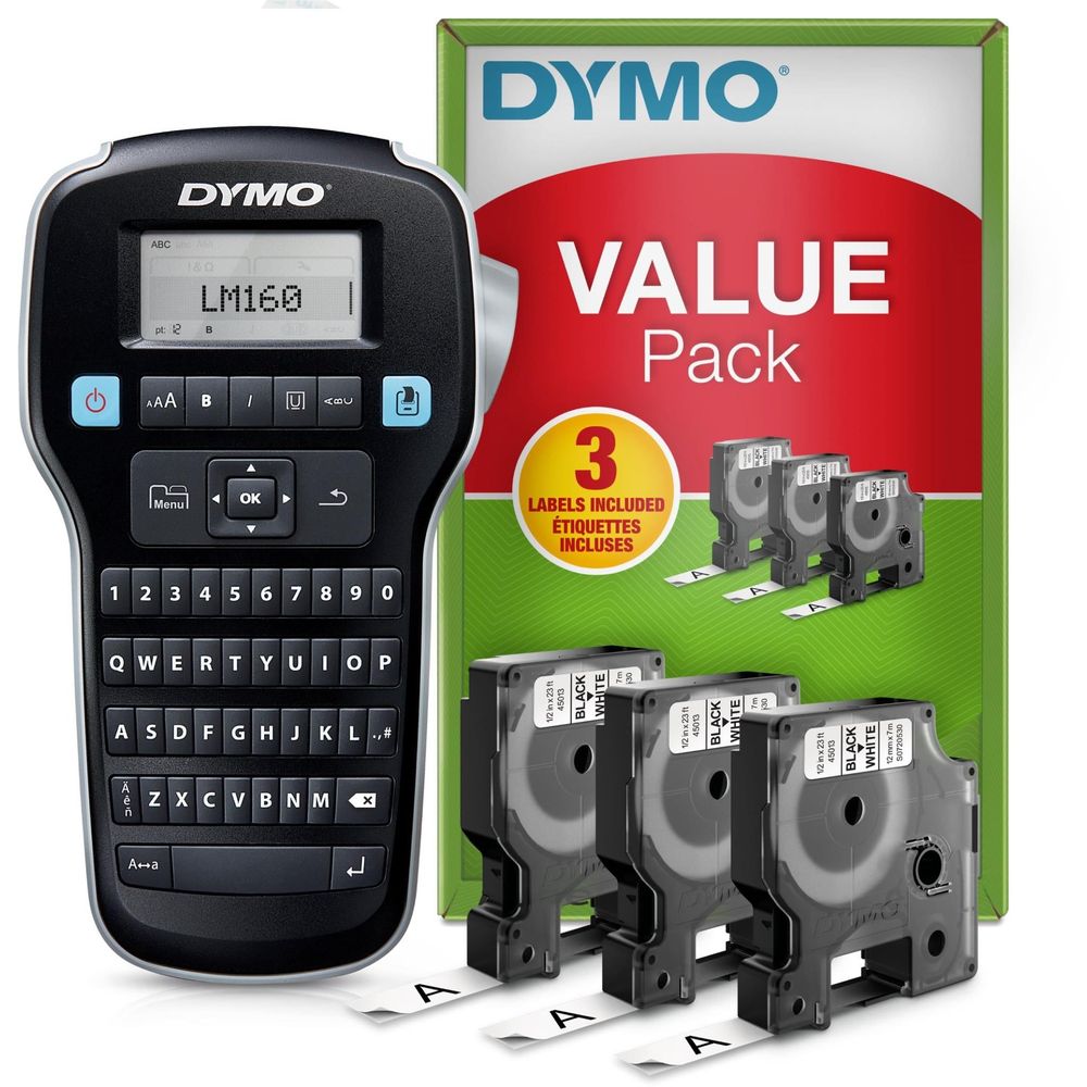 Dymo LabelManager 160 Label Maker Value Pack