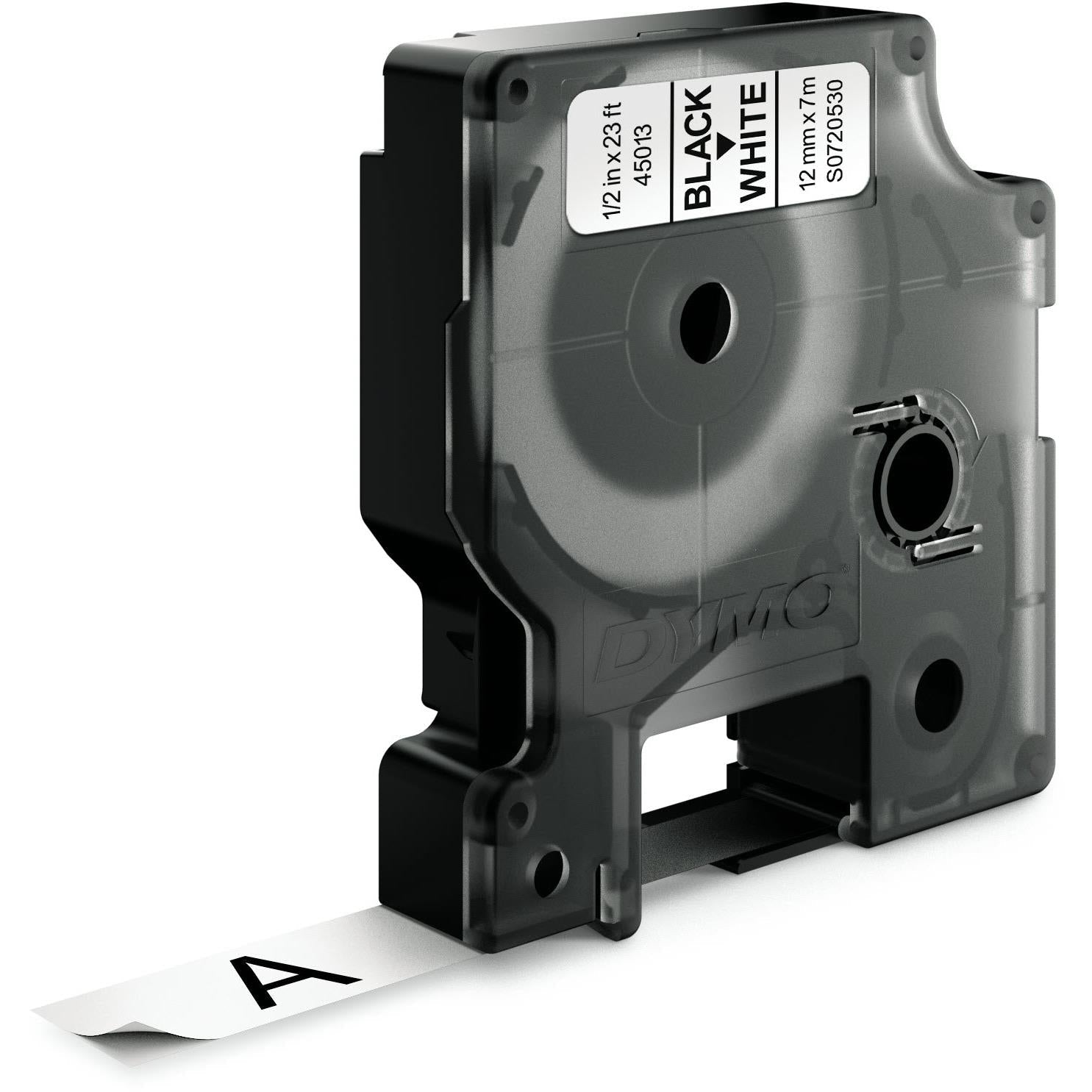 Dymo D1 Label Tape [12mm x 7m] (Black on White)