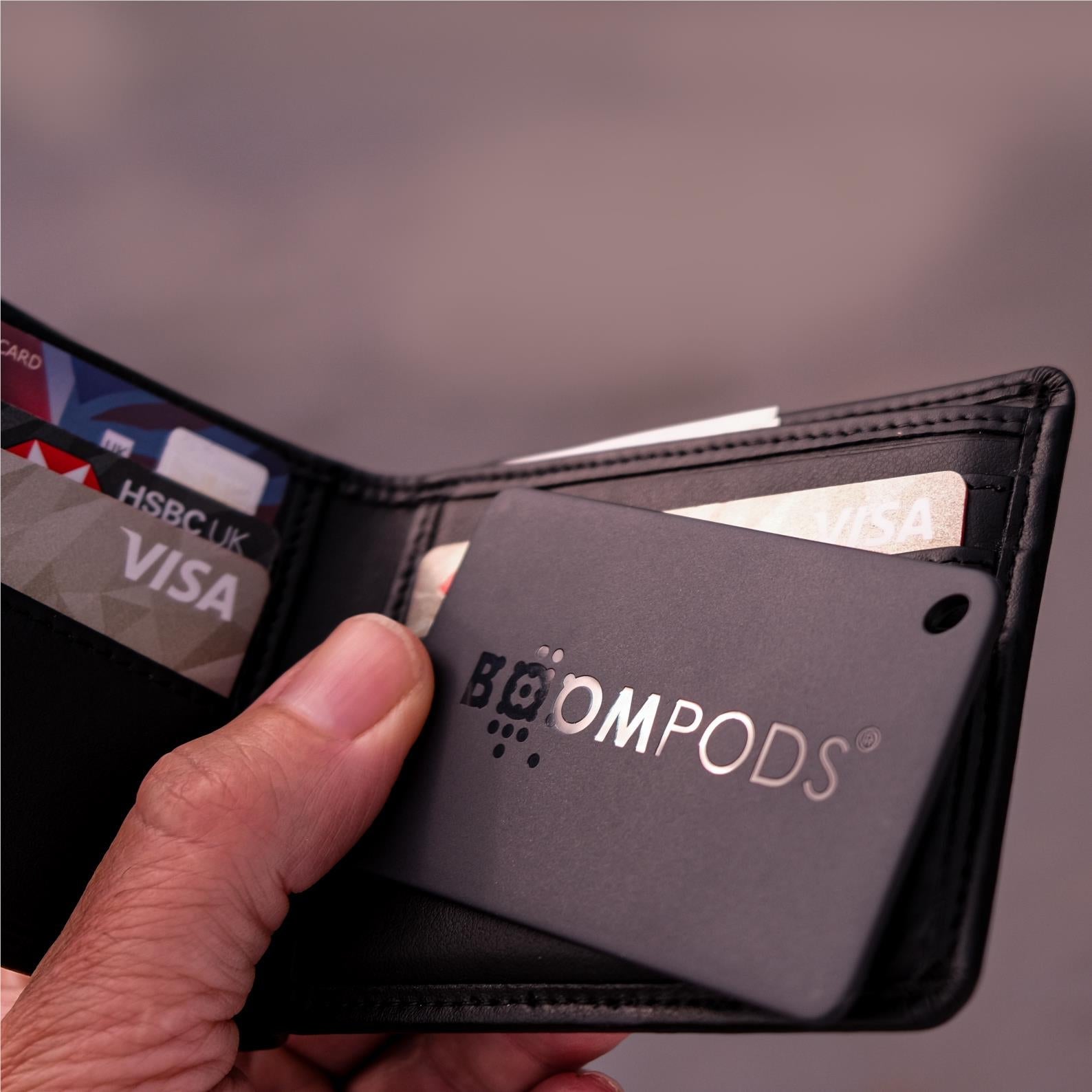 Boompods Boomcard Universal Tracker (Dark Grey)