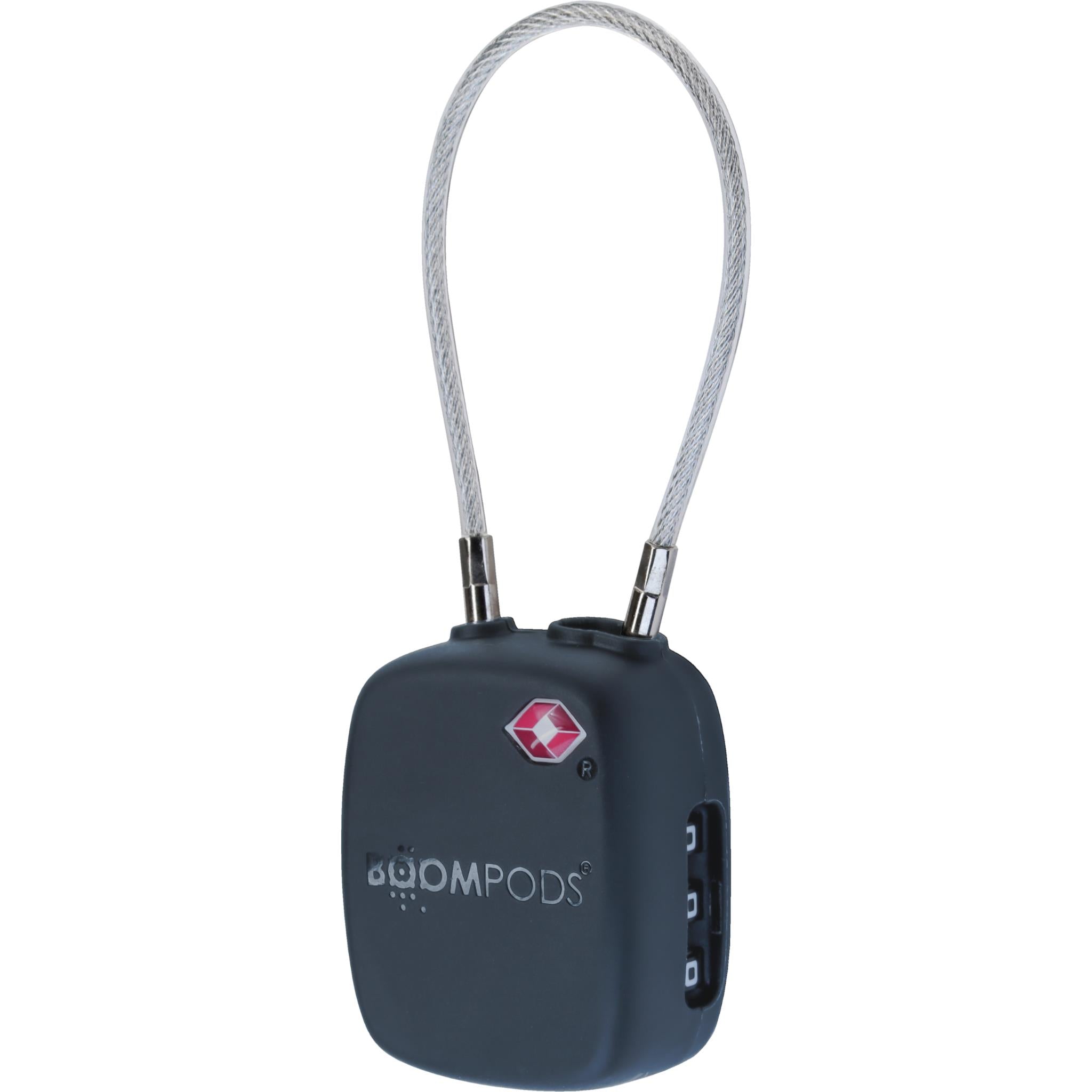 Boompods Universal Rechargable Tracker Lock (Grey)