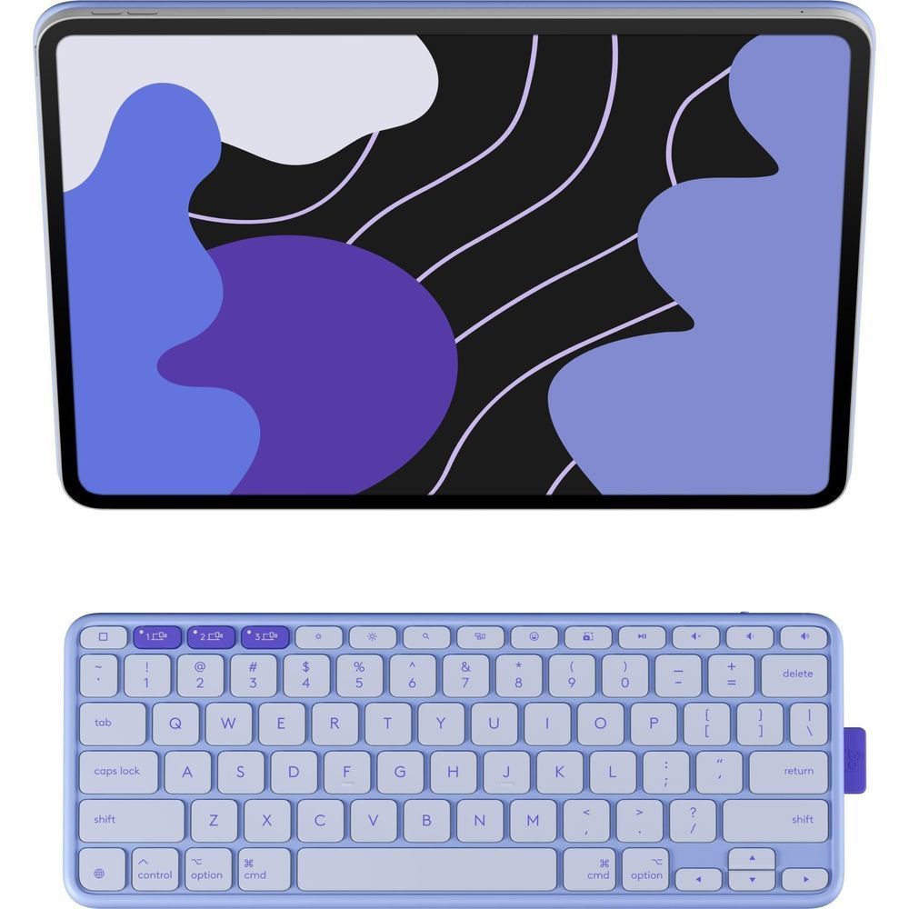 Lilac flip folio case with keyboard for 13-inch iPad Pro/Air