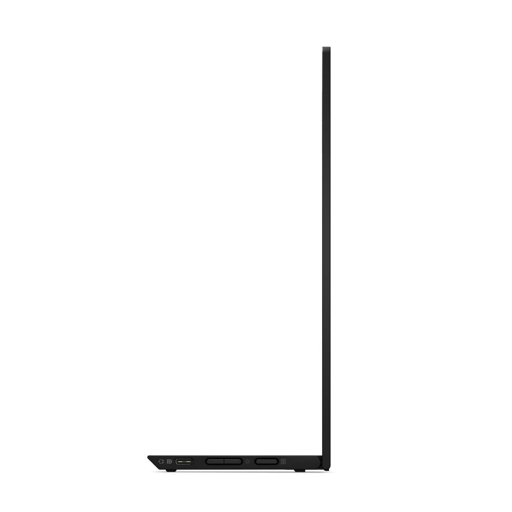 Lenovo ThinkVision portable monitor thin side profile, black