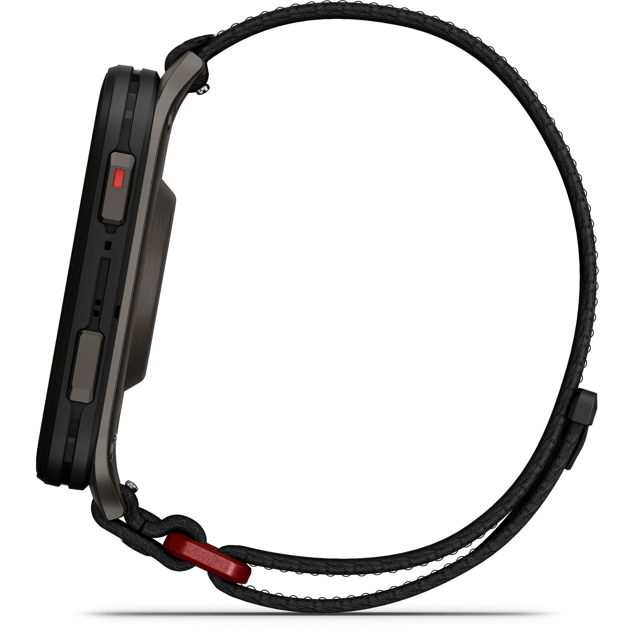 Garmin Venu X1 GPS Smartwatch (Black with Slate Titanium Caseback and Black ComfortFit Nylon Band)