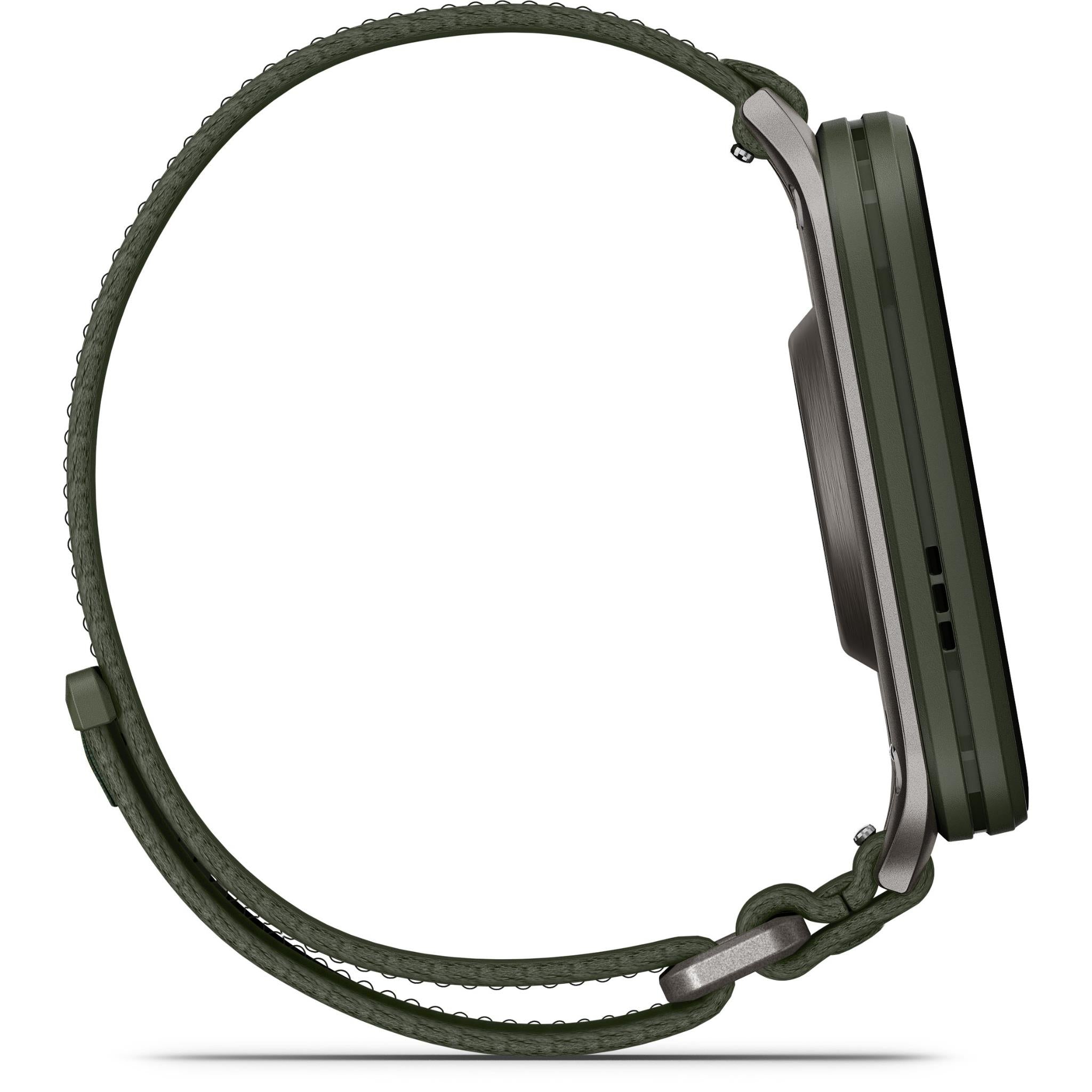 Garmin Venu X1 GPS Smartwatch (Moss with Titanium Caseback and Moss ComfortFit Nylon Band)