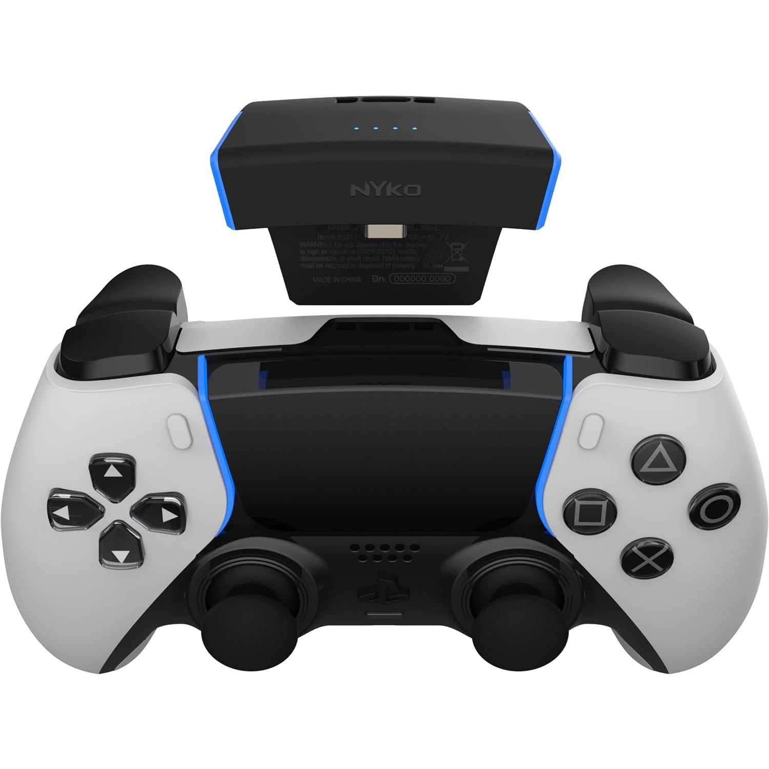Nyko Power Pak Edge battery pack for PS5 DualSense Edge controller in black, image 2 - Electronic Gaming Accessories at Tech Supply Shed NZ