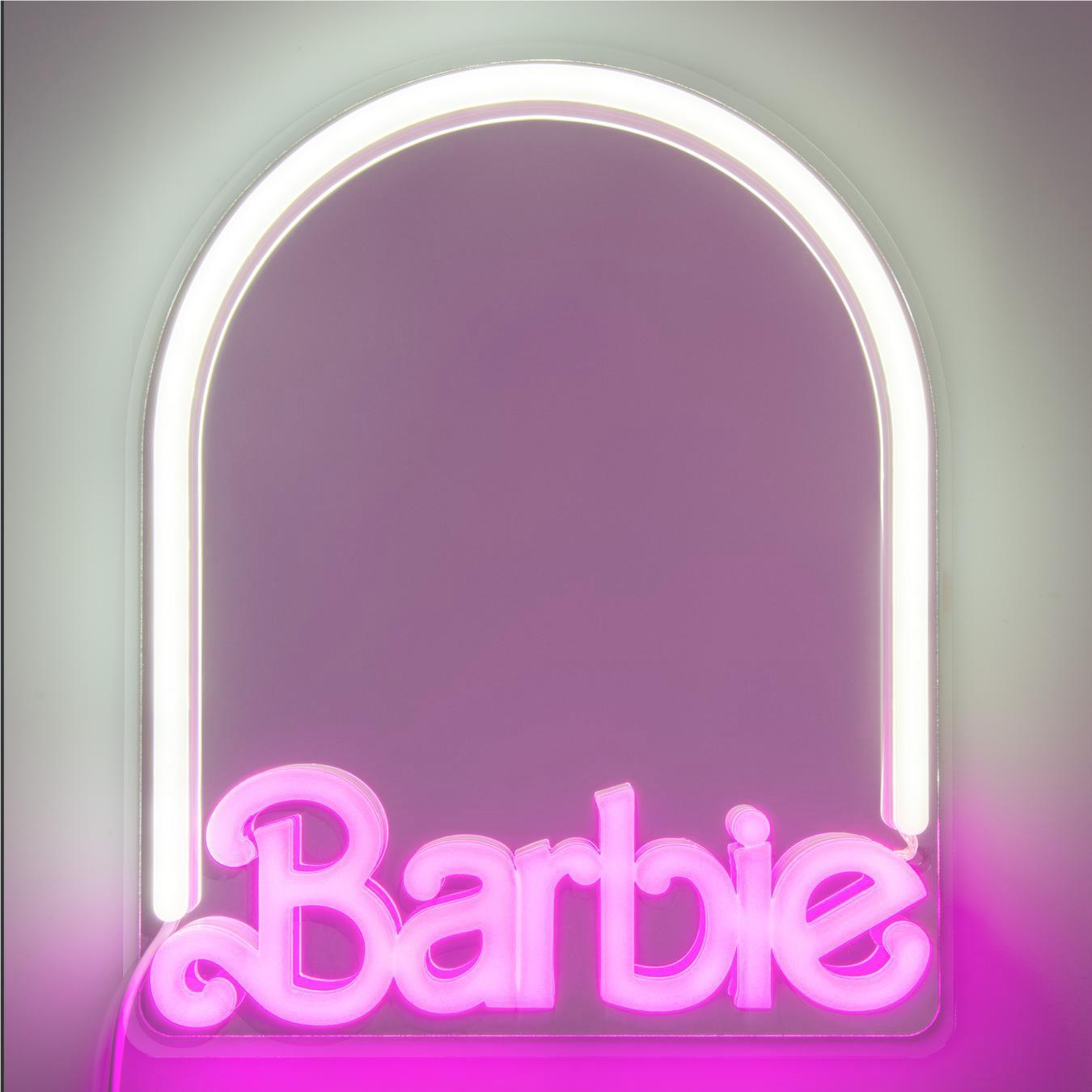 Paladone LED Neon Mountable Mirror (Barbie)