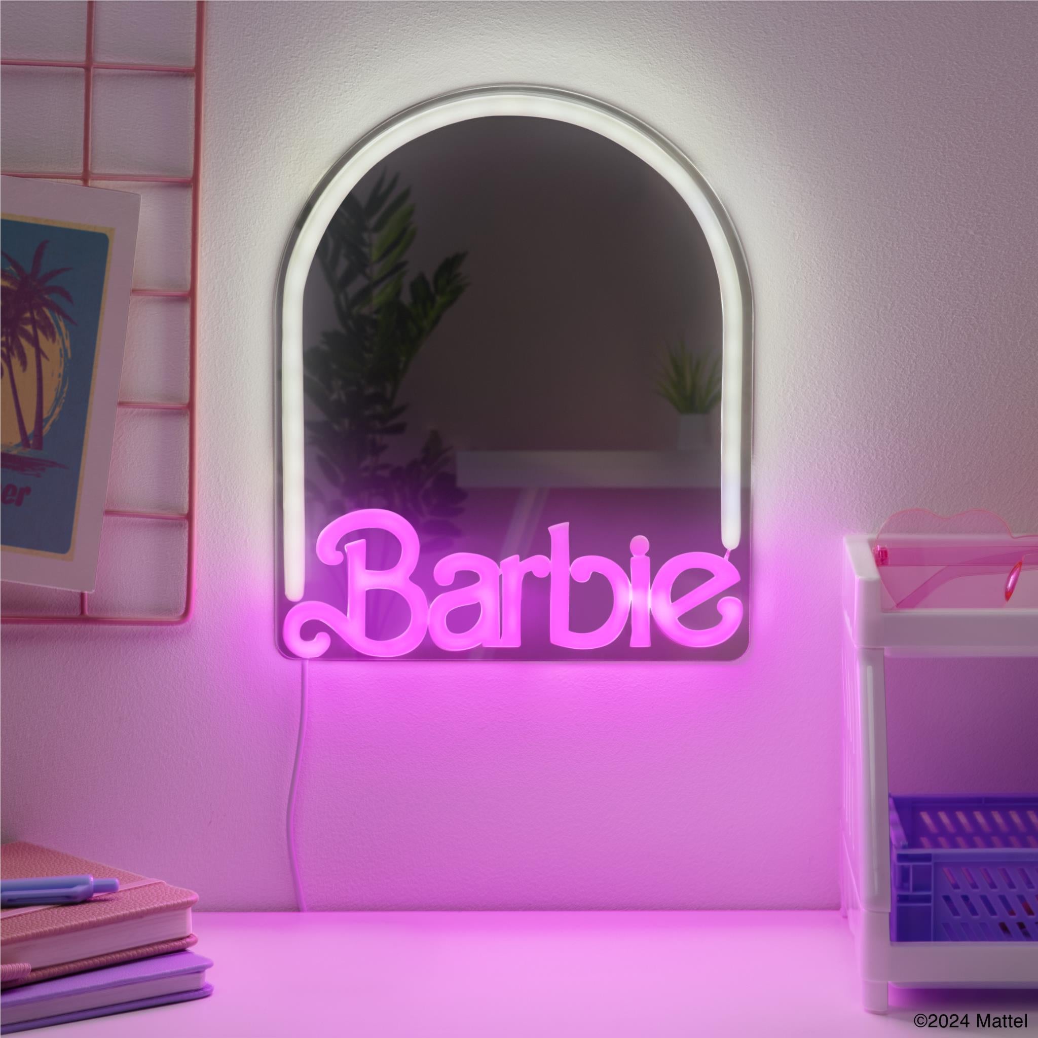 Paladone LED Neon Mountable Mirror (Barbie)