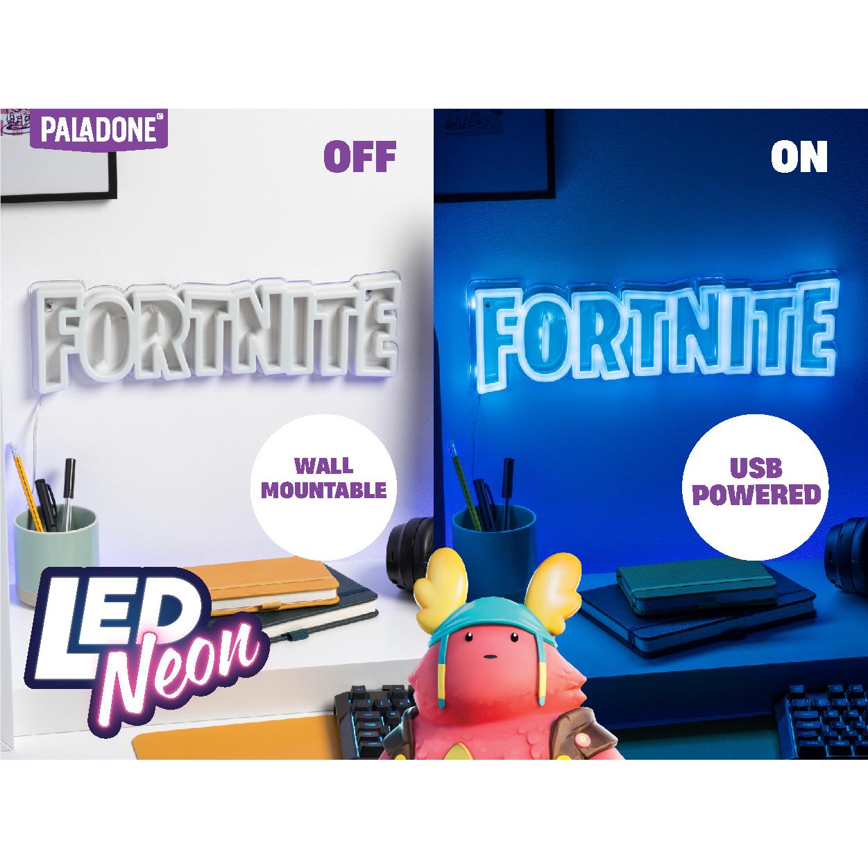 Paladone Wall Mountable LED Neon Light (Fortnite)