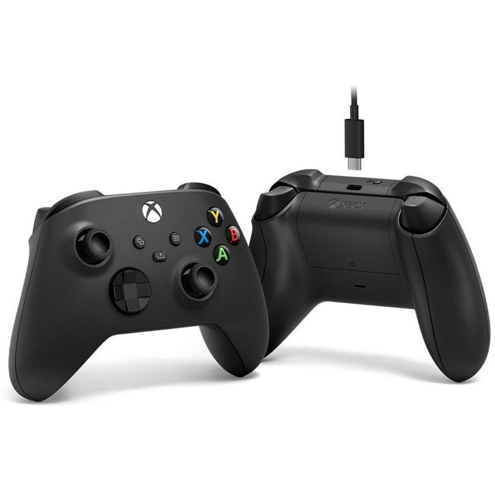 Xbox Wireless Controller + USB-C Cable (Carbon Black)