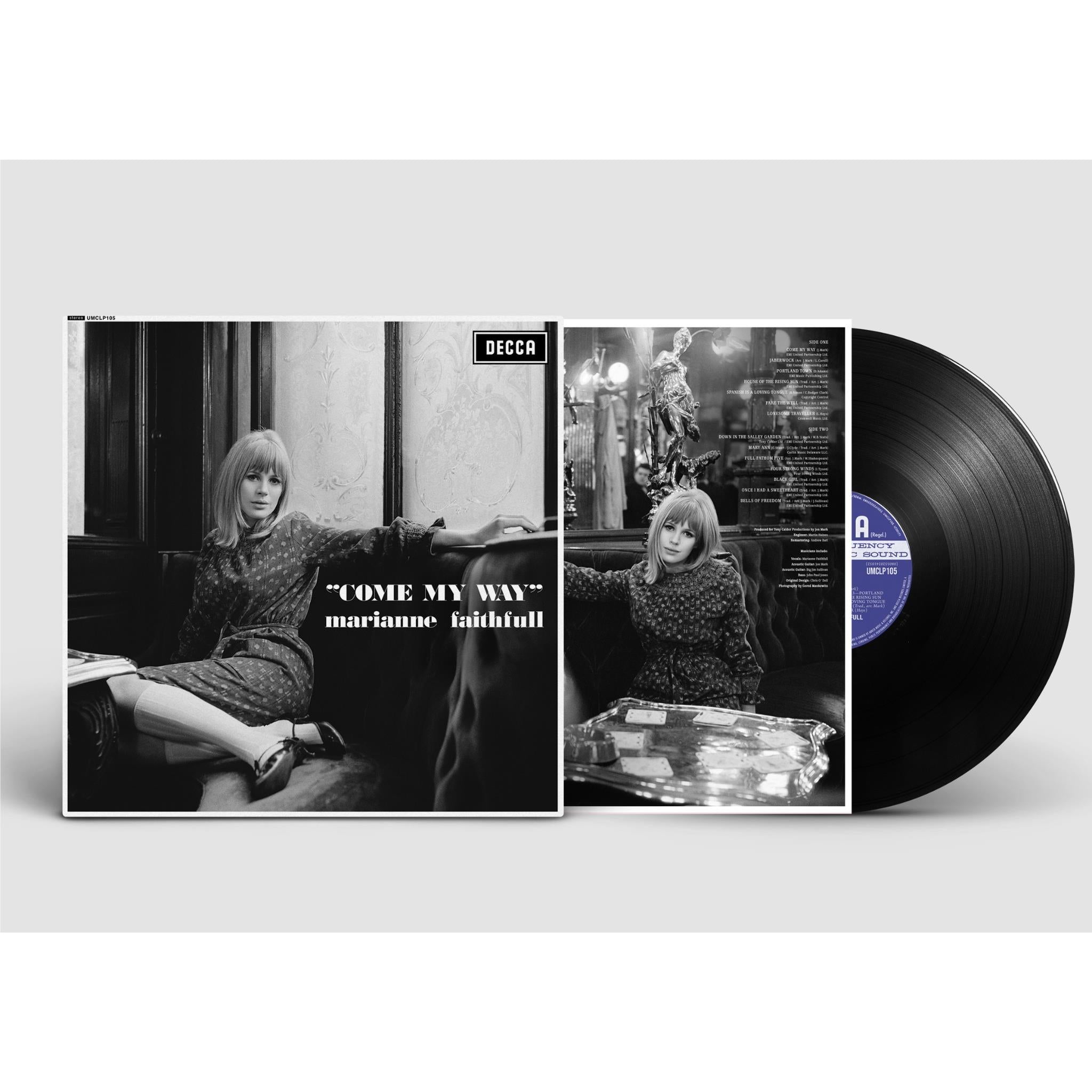 Come My Way (Vinyl) - By: Marianne Faithfull