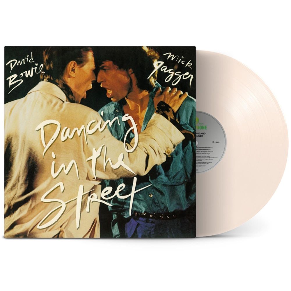 Dancing In The Street EP (White 12" Vinyl) - By: David Bowie & Mick ...
