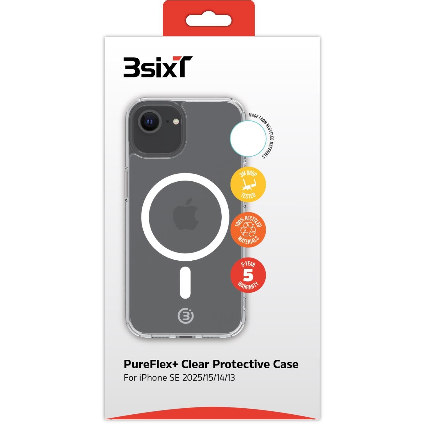 3sixT PureFlex+ Case for iPhone 16e/15/14/13