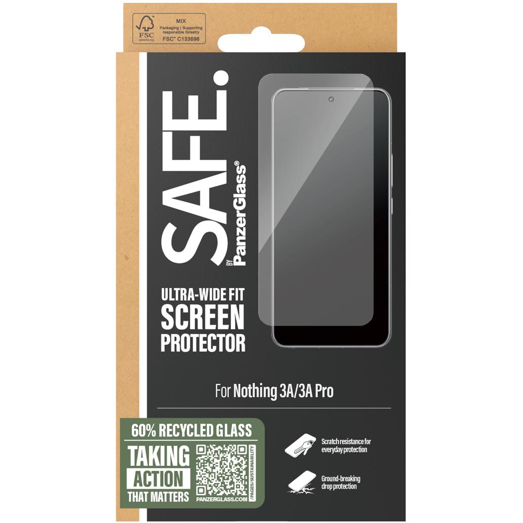 SAFE by Panzer UltraWide Fit Screen Protector for Nothing Phone 3A/3A Pro